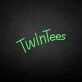 Twintees' neon sign
