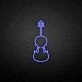 Violin' neon sign
