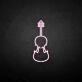 Violin' neon sign