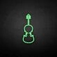 Violin' neon sign