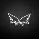 'Wing' neon sign