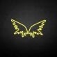 'Wing' neon sign