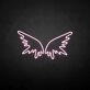 'Wing' neon sign
