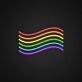Rainbow Flag Neon Sign Celebrate diversity and pride