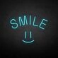 'Smile' neon sign