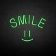 'Smile' neon sign
