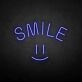 'Smile' neon sign