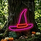 Witch Hat Custom Neon Sign Perfect for Halloween decorations