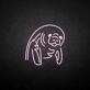 'Walrus' neon sign