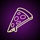 Pepperoni Pizzas Neon Sign Ideal for pizzerias and food lovers