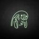 'Walrus' neon sign