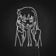Tomie Kawakami Neon Sign Ideal for anime fans