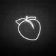 Peach3' neon sign