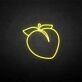 Peach3' neon sign