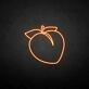 Peach3' neon sign