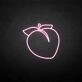 Peach3' neon sign