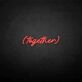 'Together' neon sign