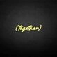 'Together' neon sign