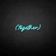 'Together' neon sign