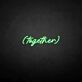 'Together' neon sign