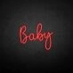 Baby3' neon sign