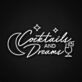 Cocktails And Dreams Sign Neon Sign Perfect for bars and lounges