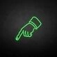 'Point' neon sign