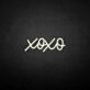 XOXO' neon sign