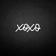 XOXO' neon sign