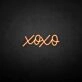 XOXO' neon sign