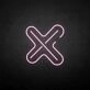 'Cross' neon sign