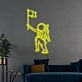 Landed Astronaut Neon Sign Perfect for space enthusiasts