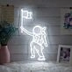 Landed Astronaut Neon Sign Perfect for space enthusiasts