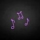 Notes' neon sign