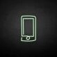 Phone' neon sign