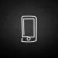 Phone' neon sign