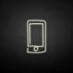 Phone' neon sign