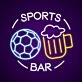 Awesome Sports Bar Neon Sign Attract customers to your sports bar