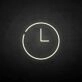'Time' neon sign