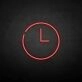 'Time' neon sign