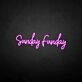 'Sundayfunday' neon sign