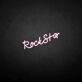 'Rockstar' neon sign