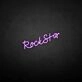 'Rockstar' neon sign