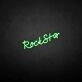 'Rockstar' neon sign