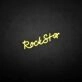 'Rockstar' neon sign