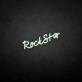 'Rockstar' neon sign