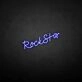 'Rockstar' neon sign