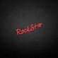 'Rockstar' neon sign