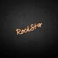 'Rockstar' neon sign