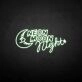 'Neon moon night' neon sign